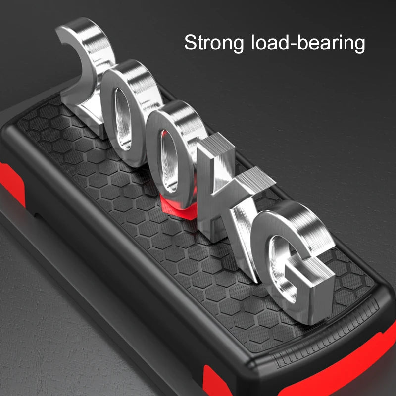 Adjustable Aerobic Pedals Home Gym Training Fitness Aerobic Stepper Wear Resistant Non Slip Sturdy Durable Pedal Stepper Board