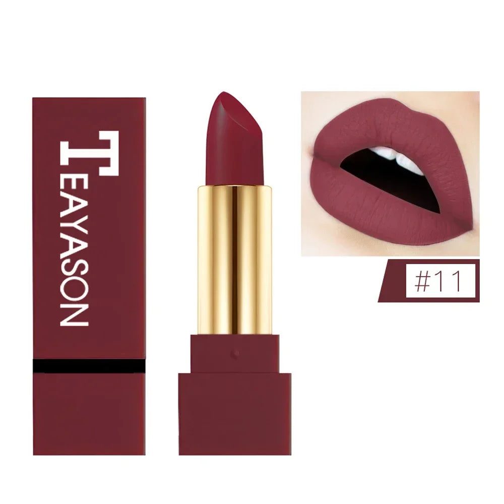 1Pc Women'S Fashion Liquid Matte Lipstick Velvet Lipgloss Nude Makeup Matte Velvet Natural Moisturizer Lip Glosses